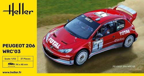 Heller 80113 peugeot 206 wrc - heller,