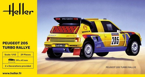 Heller 80189 peugeot 205 - peugeot,